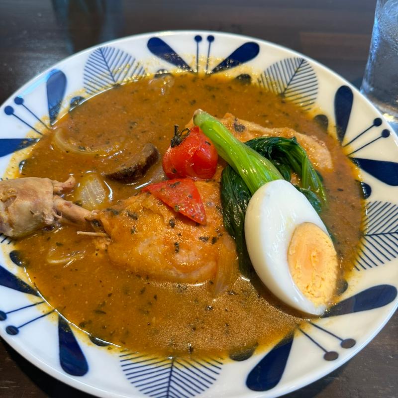 スープカリー チキンレッグ(ポムズカリー&珈琲)