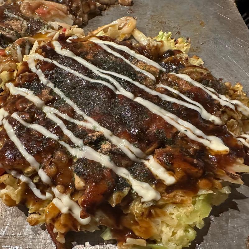 お好み焼きハーフ（イカ）(てらまえ)