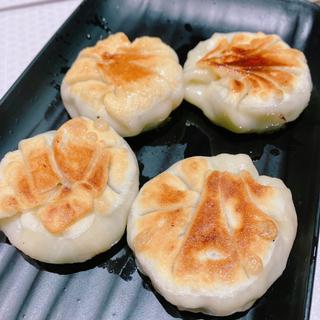 海老ニラ焼き餃子(成都担々麺)