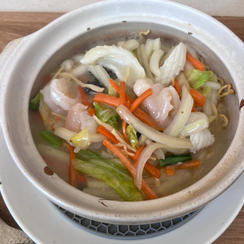 海鮮あんかけ焼きそば(高山庭)