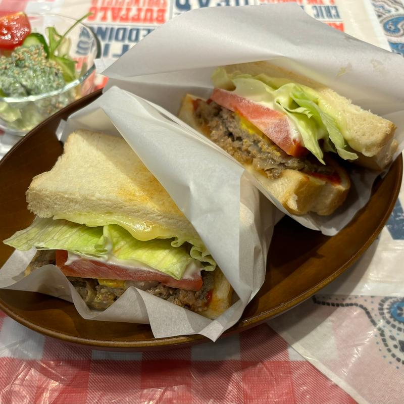 ハンバーグサンド(ロックバー・スリープ ウォーク（Rock Bar Sleepwalk）)