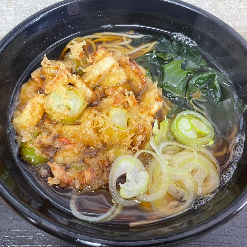 ネギ天そば(蕎麦たつ 浜松町店 )