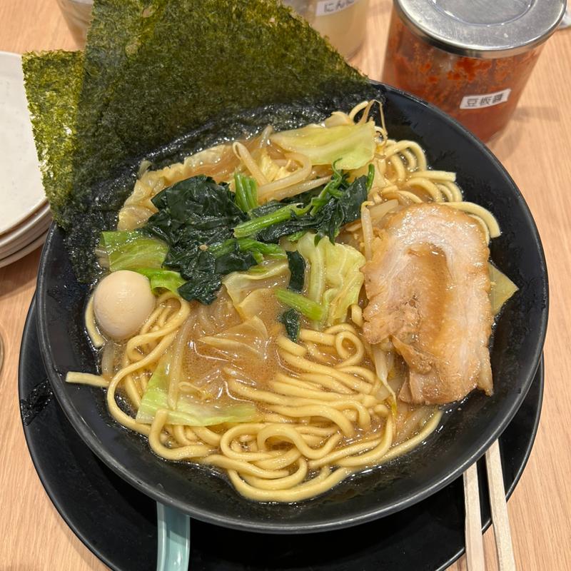 味噌ラーメン(横浜家系ラーメン こころ家)