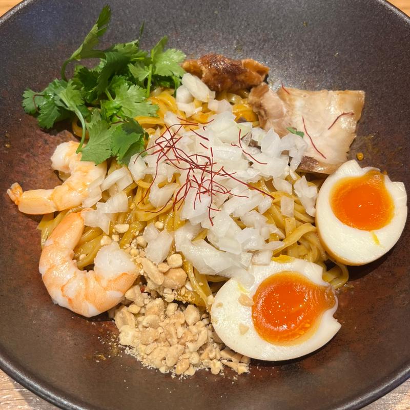 トムヤム海老まぜそば(SHRIMP NOODLE 海老ポタ)