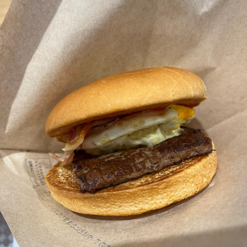 Jr.ベーコンエッグバーガー(ウェンディーズ・ファーストキッチン 桶川ベニバナウォーク店)