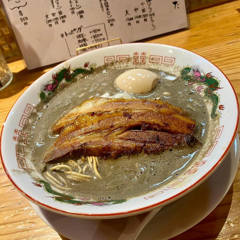 生コンクリートそば(濃厚煮干し)(自家製麺うろた)