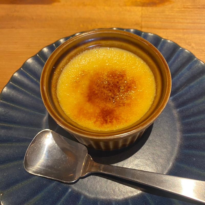 クレームブリュレ(pizza italian bar GATTO)