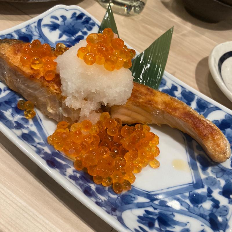 銀鮭塩焼き(炉端とおでん 呼炉凪来 天神店)