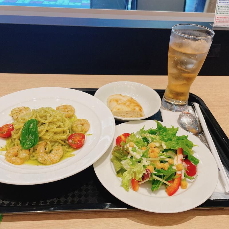 海老のジェノベーゼ生パスタ(Arcobaleno(アルコバレーノ))