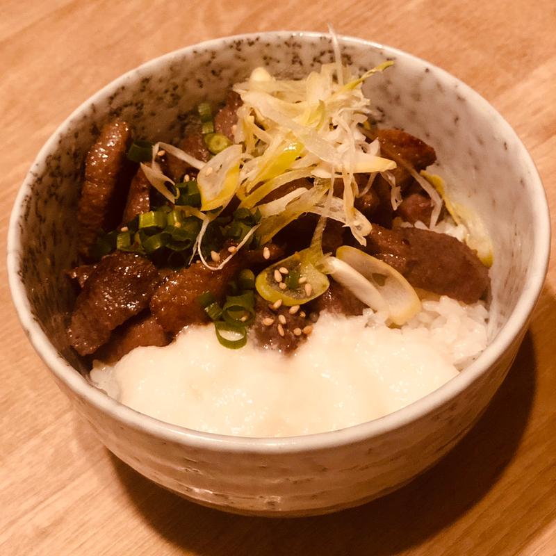 ねぎ塩牛タンとろろ飯(益益 那珂店)