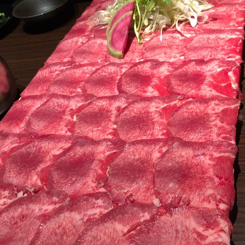 牛タンしゃぶしゃぶ(金肉)
