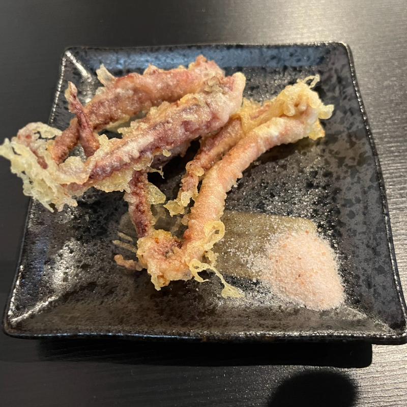 げそ天(山形そば 氣樂)