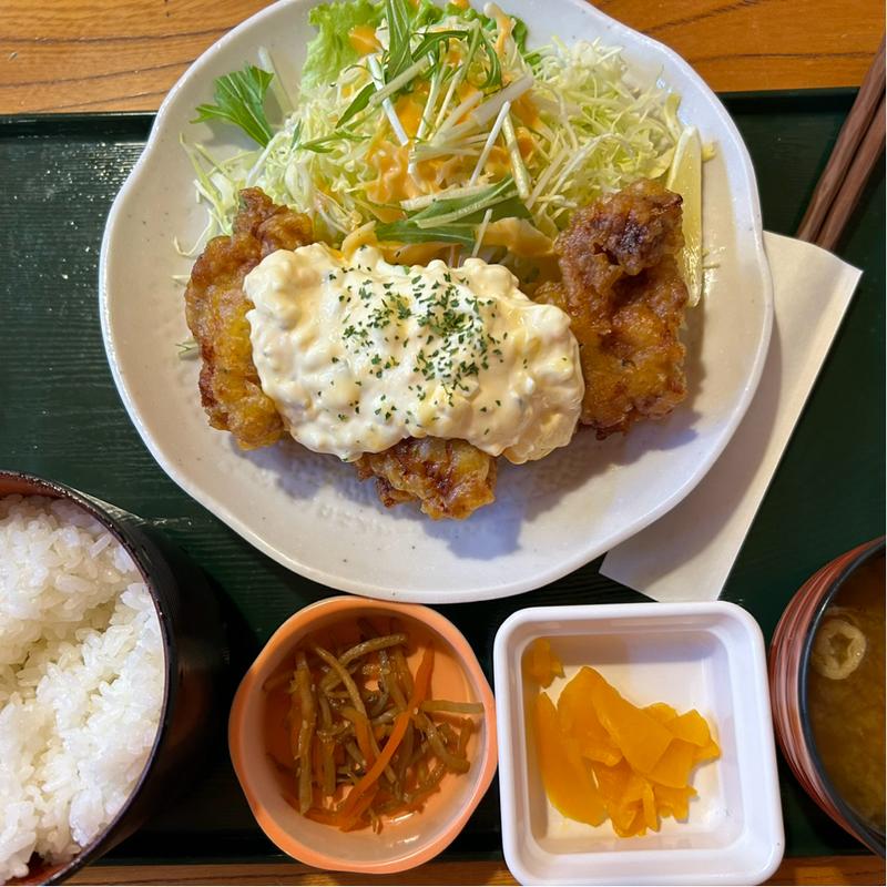 チキン南蛮定食(お食事処咲楽)