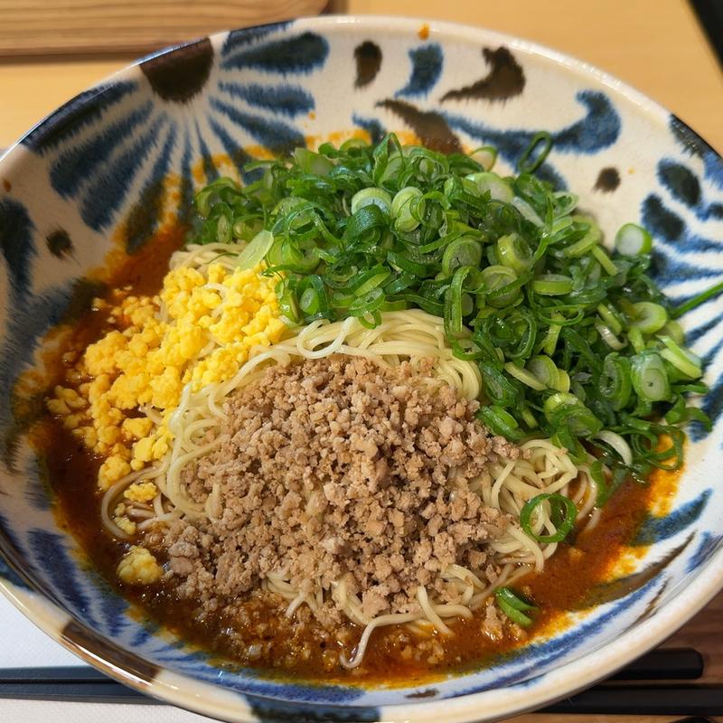 カレー担々麺　大盛(元祖広島汁なし担担麺 きさく 福山店)