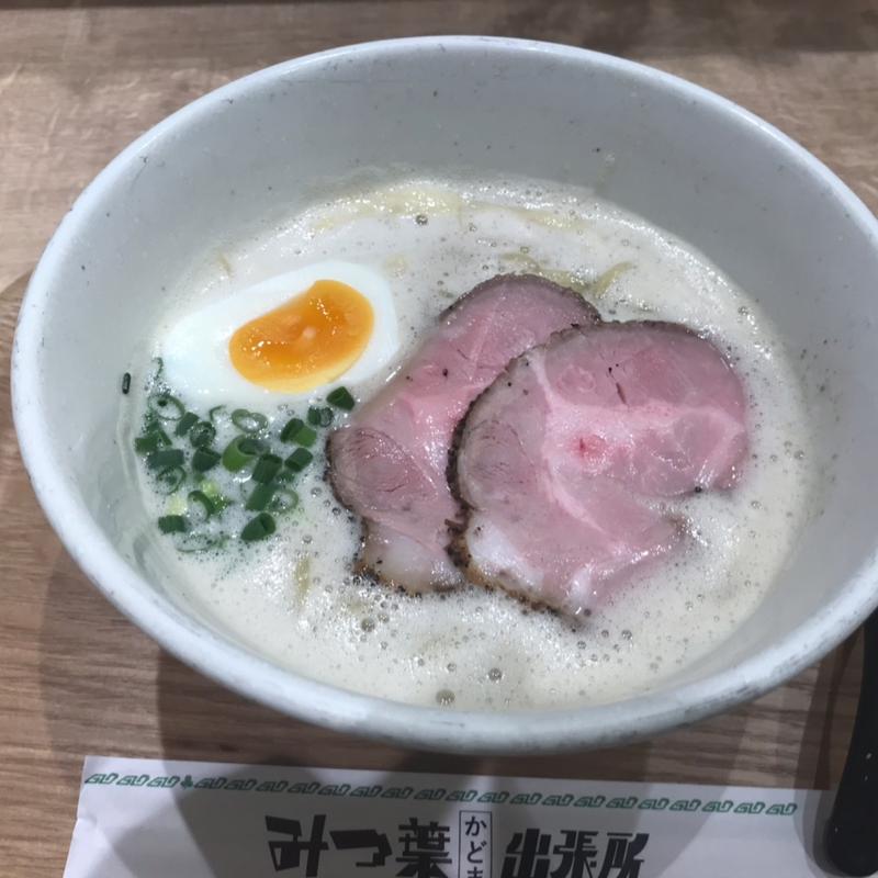 出張所の塩ラーメン(ラーメン家 みつ葉 かどま出張所)