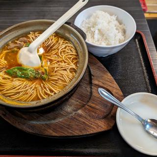 モツラーメン定食(中国四川料理 天然居)