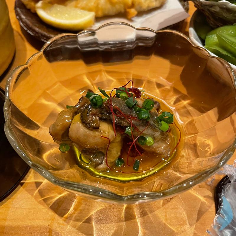 牡蠣のオイル漬け(佐渡島へ渡れ 名駅店 )