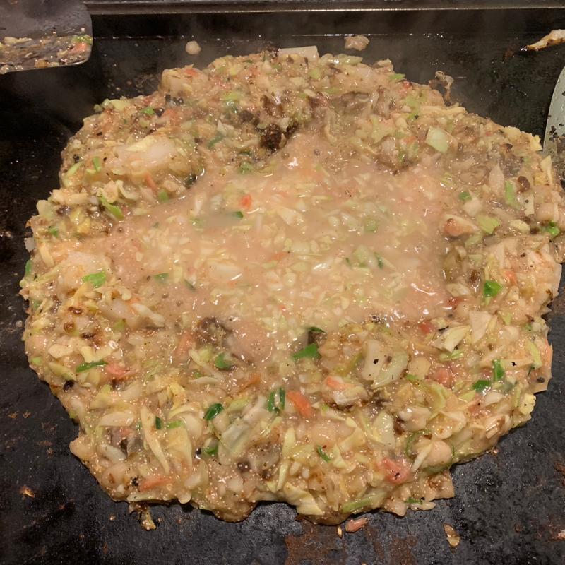 もんじゃ　明太もちチーズ(ふくちゃん)