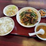レバニラ炒め定食