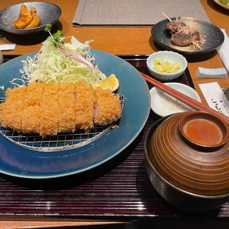 黒豚さつま　ロースかつ膳(季節料理・とんかつ ふみぜん 虎ノ門店)