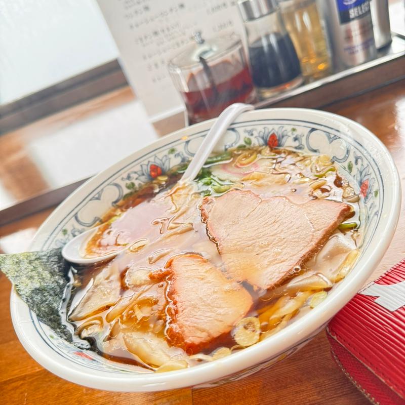 ワンタン麺(白河手打中華そばえびまさ)