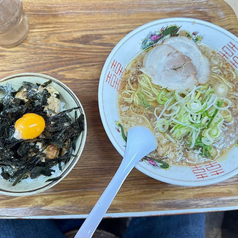 とり丼定食(八十吉ラーメン )