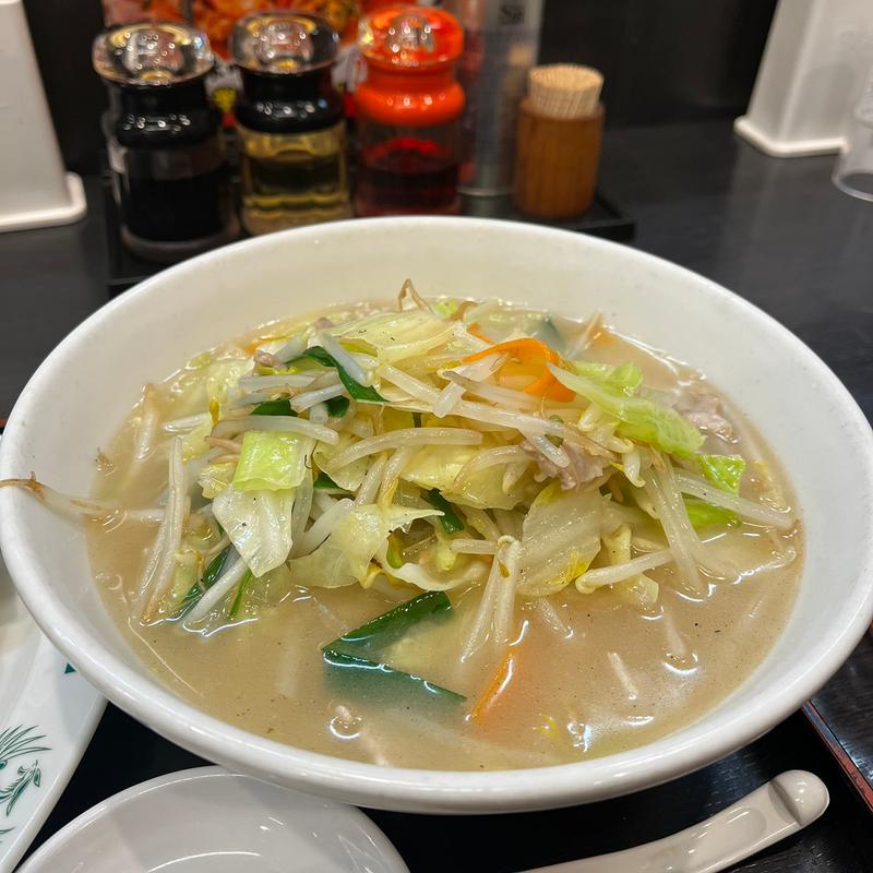 野菜たっぷりタンメン(日高屋 桶川駅店)