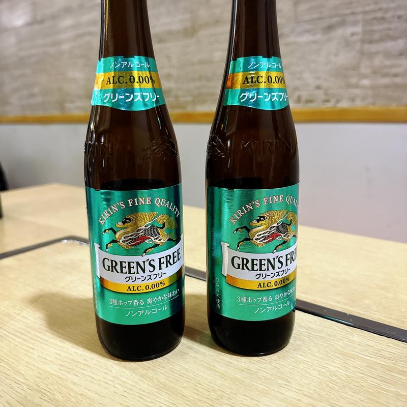 ノンアルコールビール(赤坂一龍本店)