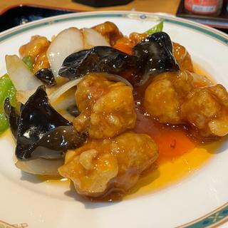 酢豚ランチ(家庭料理富久)