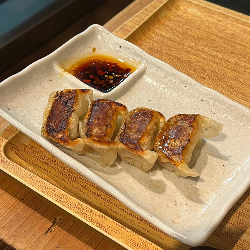 一口餃子4個(じげもんちゃんぽん代々木店)