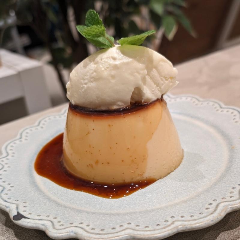 自家製プリン(カフェ・フェルマータ)