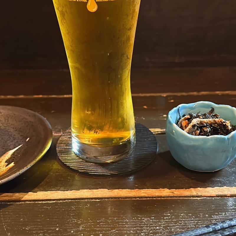 生ビール(もぐら )