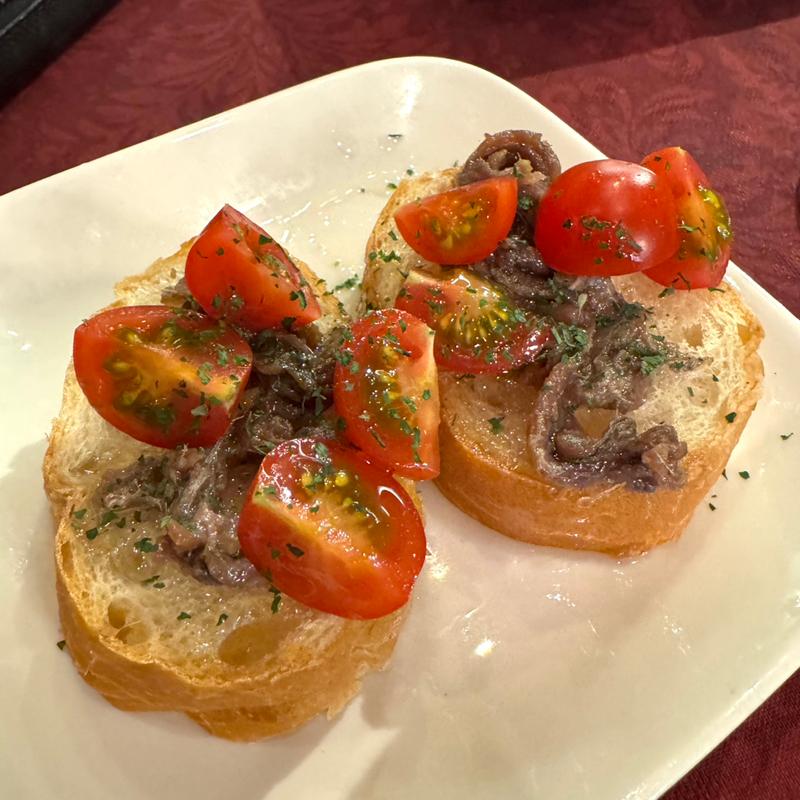 アンチョビブルスケッタ(BANCO cafe)