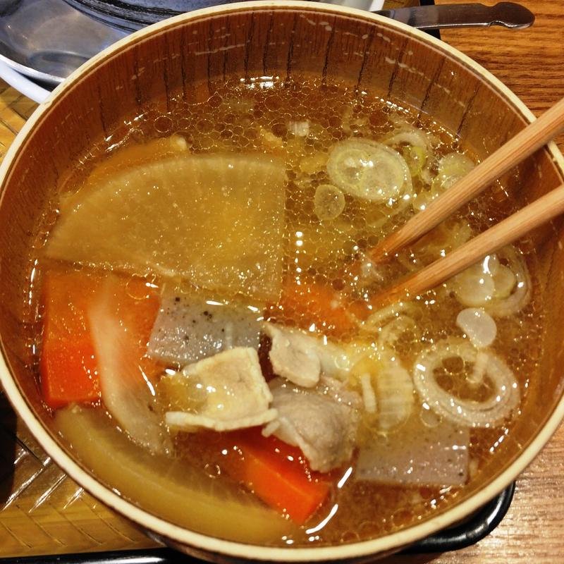 あずま特製豚汁(元祖仙台ひとくち餃子　あずま　一番町店)