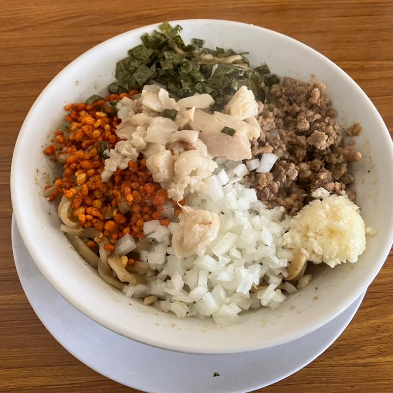 ニボ油そばセット(ラーメンジャパン)