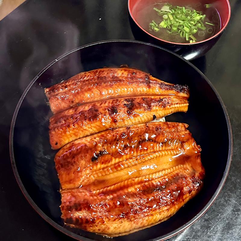 うな丼ととろろのお吸物(ベルクス 東墨田店)