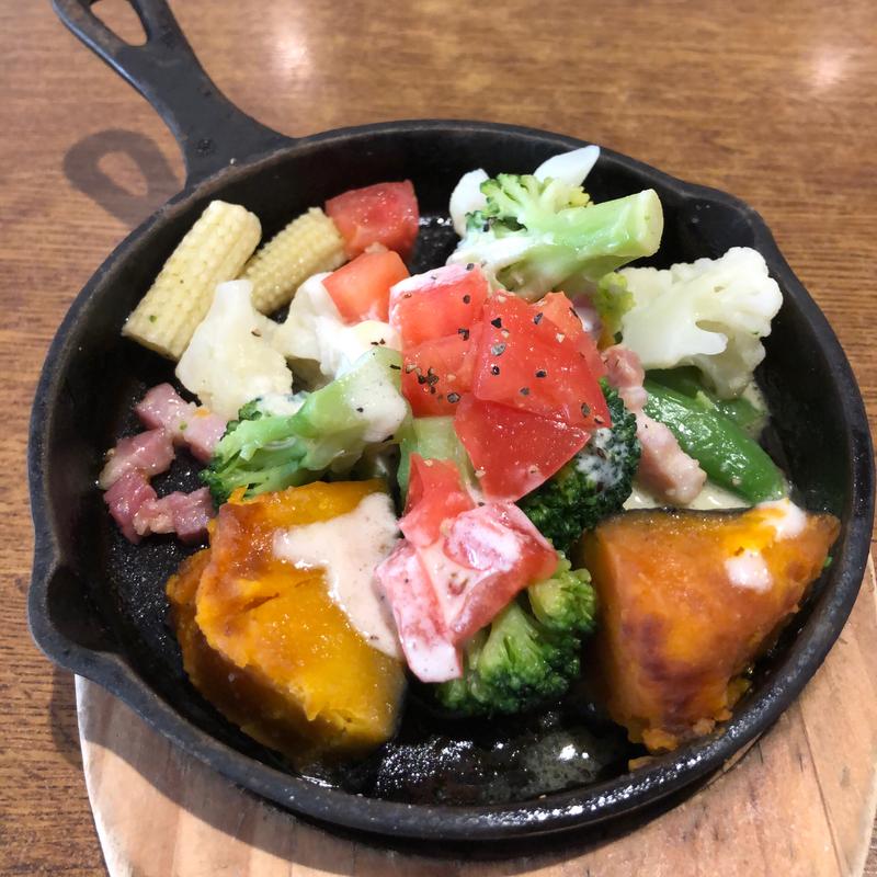 ランチ 温野菜のシーザーサラダ(ココス 東岩槻店)