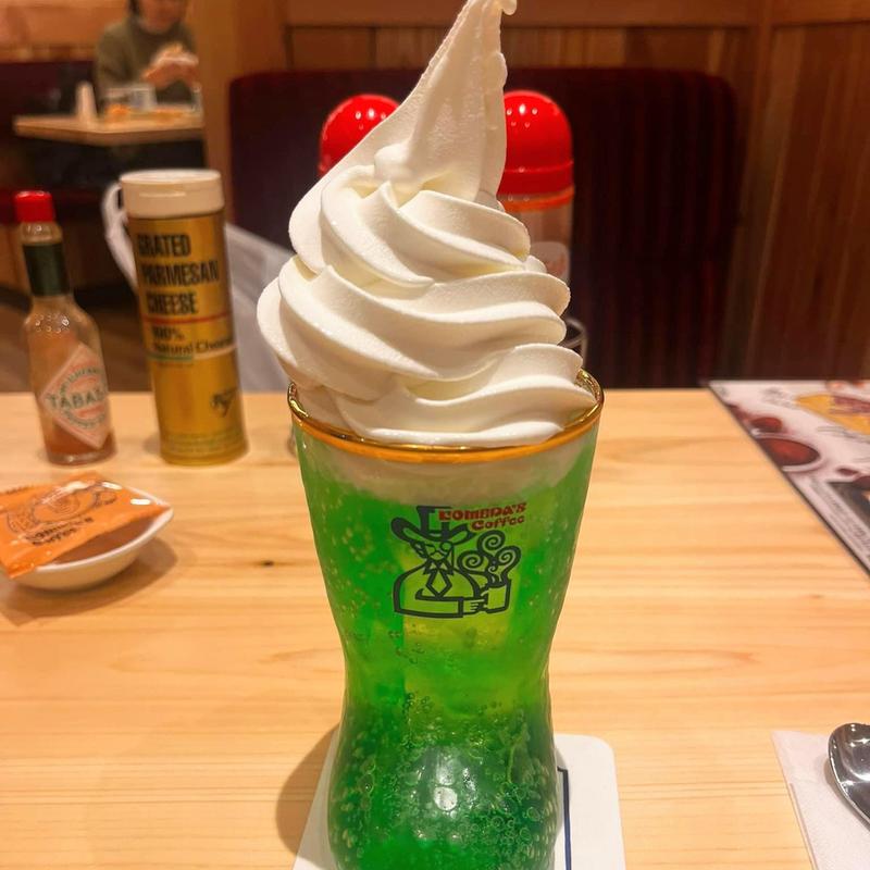 メロンソーダ(コメダ珈琲店 町田鶴川店)