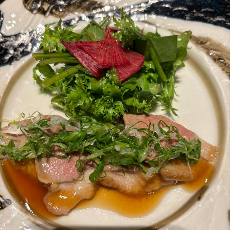 京鴨ロースの治部煮風(夢屋銀兵衛 虎夢)