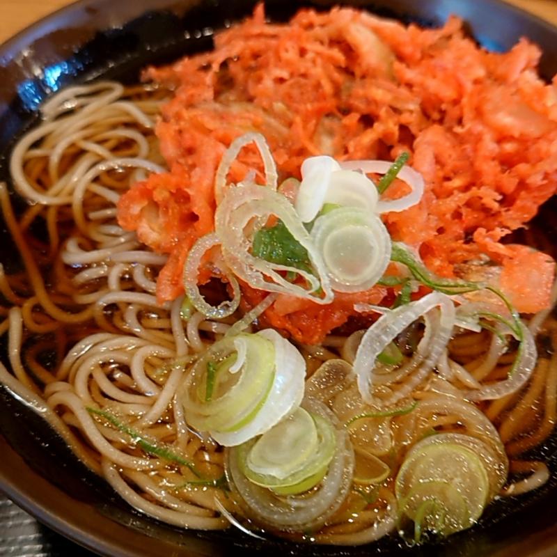 紅生姜天そば(そば処　おか田 )