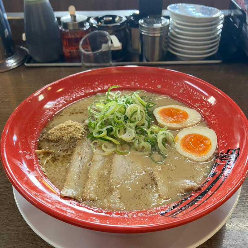 濃厚とんこつコテ麺（上）(ラーメンホっポ屋平野店)