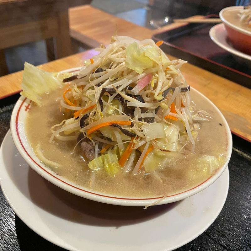 野菜山盛りチャンポン(威風堂々七隈店)