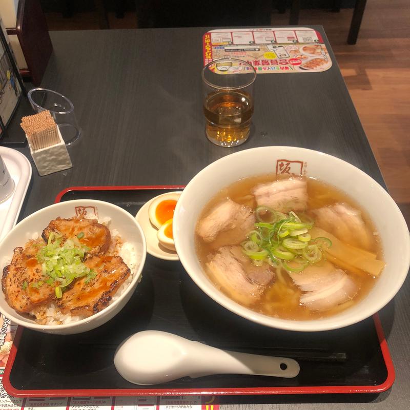ラーメンセット(喜多方ラーメン 坂内 天神大名店)