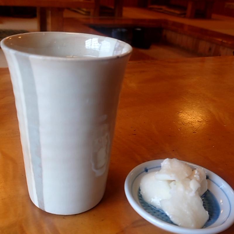 蕎麦焼酎の蕎麦湯割り(寿屋 （ことぶきや）)