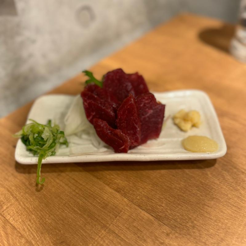 馬刺し(屋台屋 博多劇場 八重洲店)