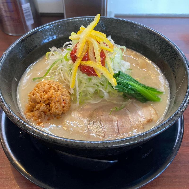 八海山辛みそ白湯そば ゆず ねぎ 増し(麺の風 祥気)