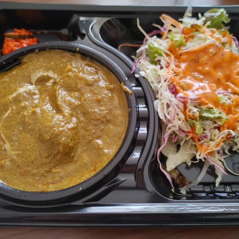 ほうれん章チキンカレー(インドカレー ナンハウス 下総中山店)