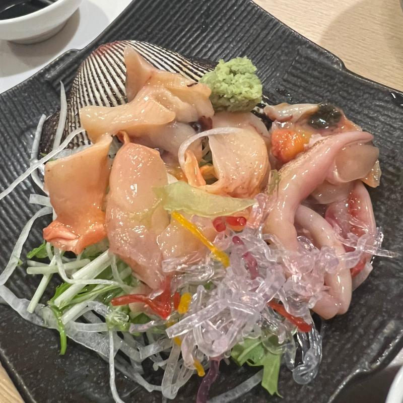 赤貝の刺し身(司 )