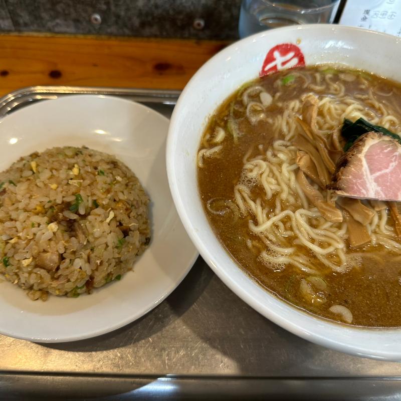 中華そば中　小チャーハン(中華そば まるき)