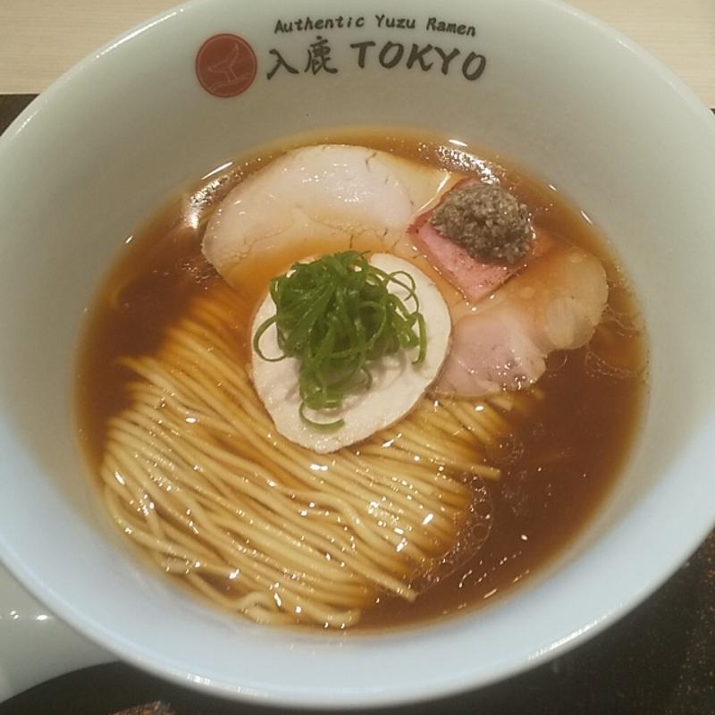 ポルチーニ醤油らぁ麺(入鹿TOKYO)